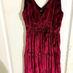 Beautiful 90s grunge style dress crushed velvet appearance